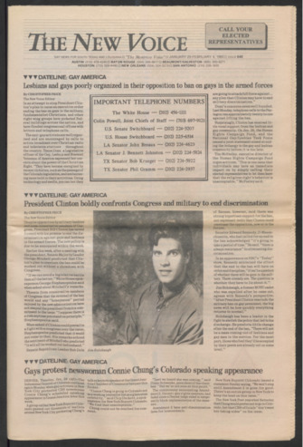 The New Voice, No. 640, January 29 - February 4, 1993