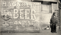 Advertisement for Magnolia Beer on Tap