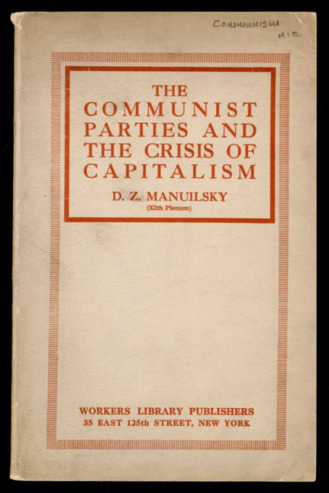 The Communist parties and the crisis of capitalism