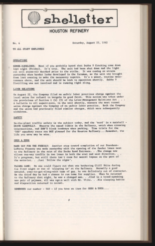 Shelletter, No. 4, August 25, 1962