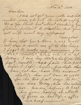 Letter from Mary Jones to Cromwell Anson Jones, 1880 November 12