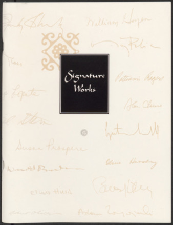 Signature Works exhibit catalog