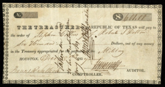 Pay certificate to Stephen Collins