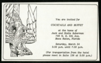 The Fifth International Conference on the Fantastic in the Arts, Cocktails and Buffet Invitation