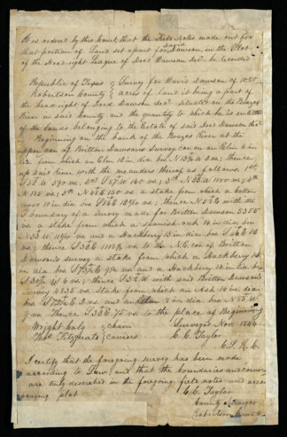 Inventory the property of the estate of Dred Dawson