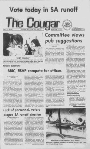 The Daily Cougar. Vol. 41, No. 81, March 6, 1975.