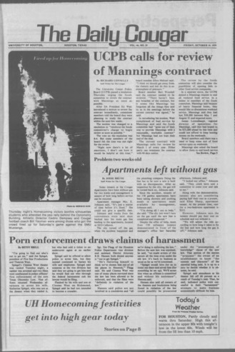 The Daily Cougar. Vol. 46, No. 39, October 19, 1979.