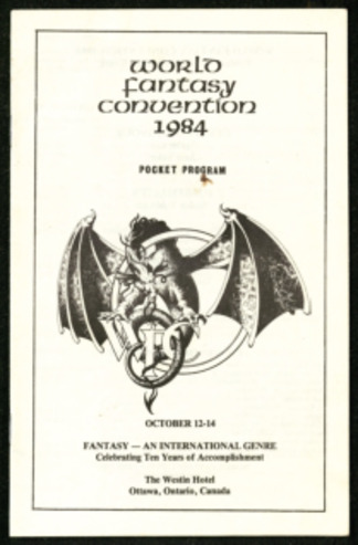 World Fantasy Convention 1984, Pocket Program