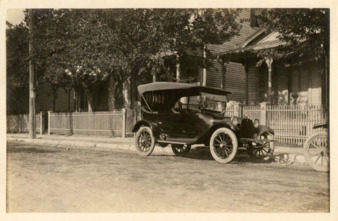 Street parked car near the Municipal Base Hospital