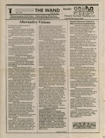 The Wand, Vol. 13, No. 7, July 1996