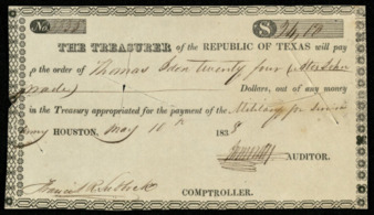 Pay certificate to Thomas Iden