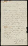 Letter from W. G. L. Brook to Dorothy Edgerton, regarding William Edgerton having typhoid fever