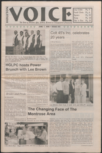Houston Voice, No. 815, June 7, 1996