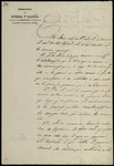 Letter from Joaquín Marróquiz, Ministry of War and Marine, to Vicente Filísola, Division General, 1849 February 20