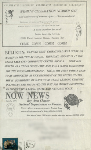 NOW News Bay Area Chapter, August 1973