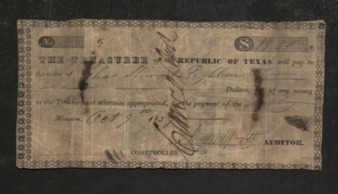 Pay certificate to Charles Stewart