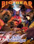 Big Bear: Doin Thangs postcard artwork