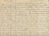 Letter from Mary Jones to Cromwell Anson Jones, 1880 November 26