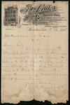 Letter from A. Brandt to J. G. Baldwin, 1895 February 16