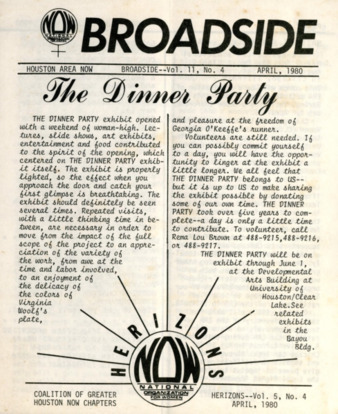 Broadside-Herizons Coalition, April 1980