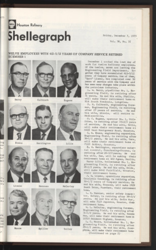 Shellegraph, Vol. 38, No. 32, December 7, 1973