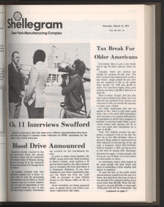 Shellegram, Vol. 44, No. 11, March 15, 1979
