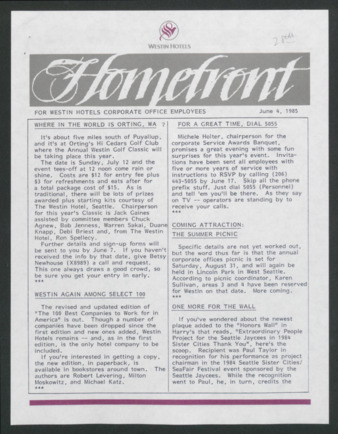 Homefront, June 4, 1985