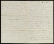 Letter from William Edgerton to Dorothy Edgerton, regarding a description of the load carried while on march