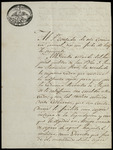 Letter from José María Mendoza to Accountant of Sonora Commissary, 1847 October 16