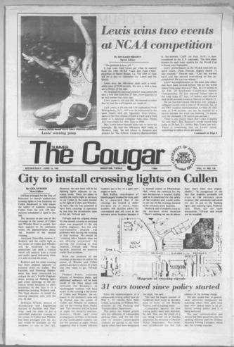 The Summer Cougar. Vol. 47, No. 138, June 10,1981.