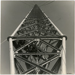 Close-up view of KUHT transmitting tower