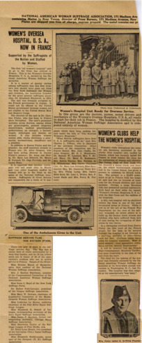 Women's Oversea Hospital, U. S. A., Now in France