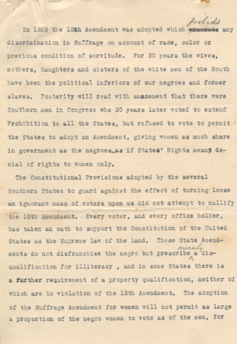 Status of African-American voters Vs. White Women Voters