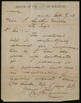 Letter from Samuel H. Brashear to I. Austin Miller, 1898 September 9