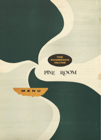 Pine Room menu