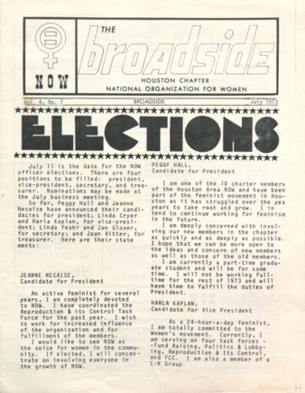 Broadside, Vol. 4, No. 7, July 1973