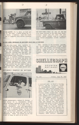 Shellegraph, No. 243, June 30, 1967