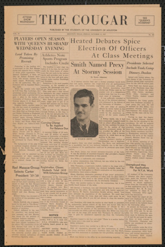 The Cougar, Vol. 4, No. 3, October 15, 1937