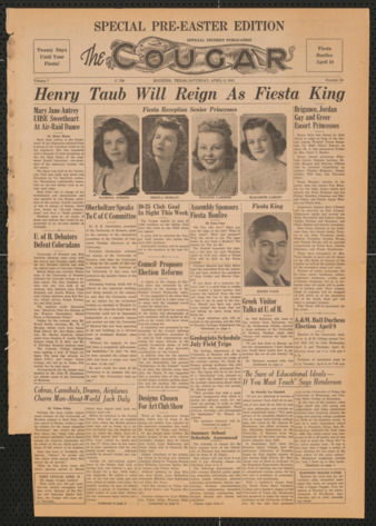 The Cougar, Vol. 7, No. 24, April 5, 1941