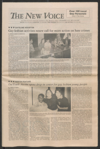 The New Voice, No. 577, November 15 - 21, 1991