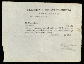Broadside, Elecciones de Ayunamiento