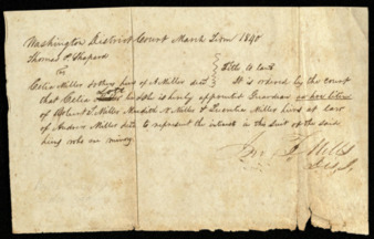 Appointment of guardian in the case of Thomas P. Shepard vs. Celia Miller