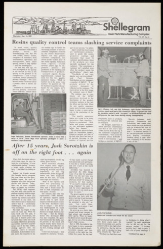 Shellegram, Vol. 47, No. 2, January 14, 1982