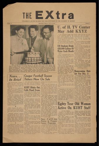 The EXtra, Volume 5, Number 3, July 22, 1953