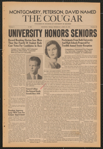The Cougar, Vol. 5, No. 26, April 27, 1939
