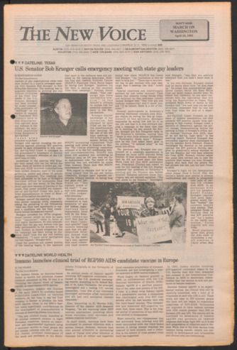 The New Voice, No. 645, March 5-11, 1993