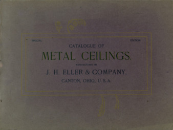 Catalogue of stamped metal work for interior and exterior decoration