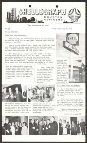 Shellegraph, No. [56], February 28, 1964