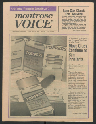 Montrose Voice, No. 283, March 28, 1986