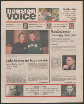 Houston Voice, [November 18, 2005]